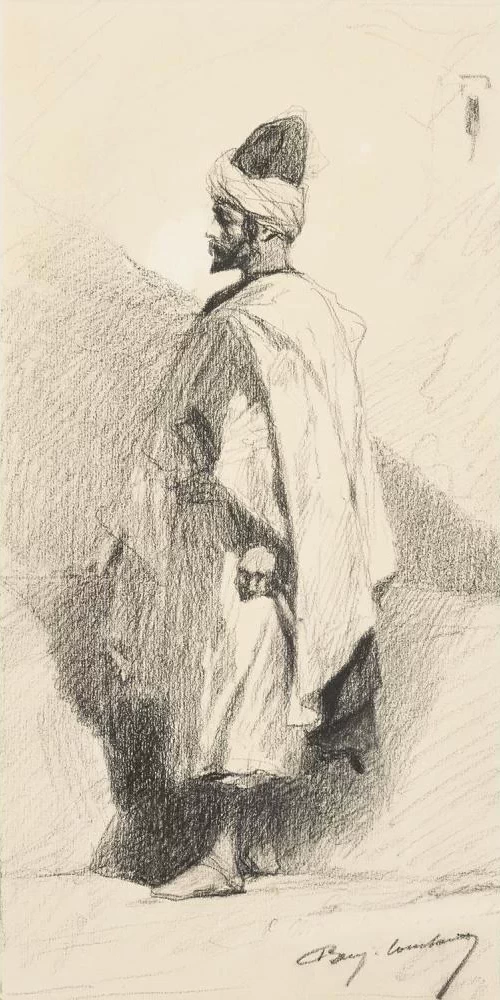 Jean - Joseph Benjamin, Constant, Guuardia marocchina in piedi